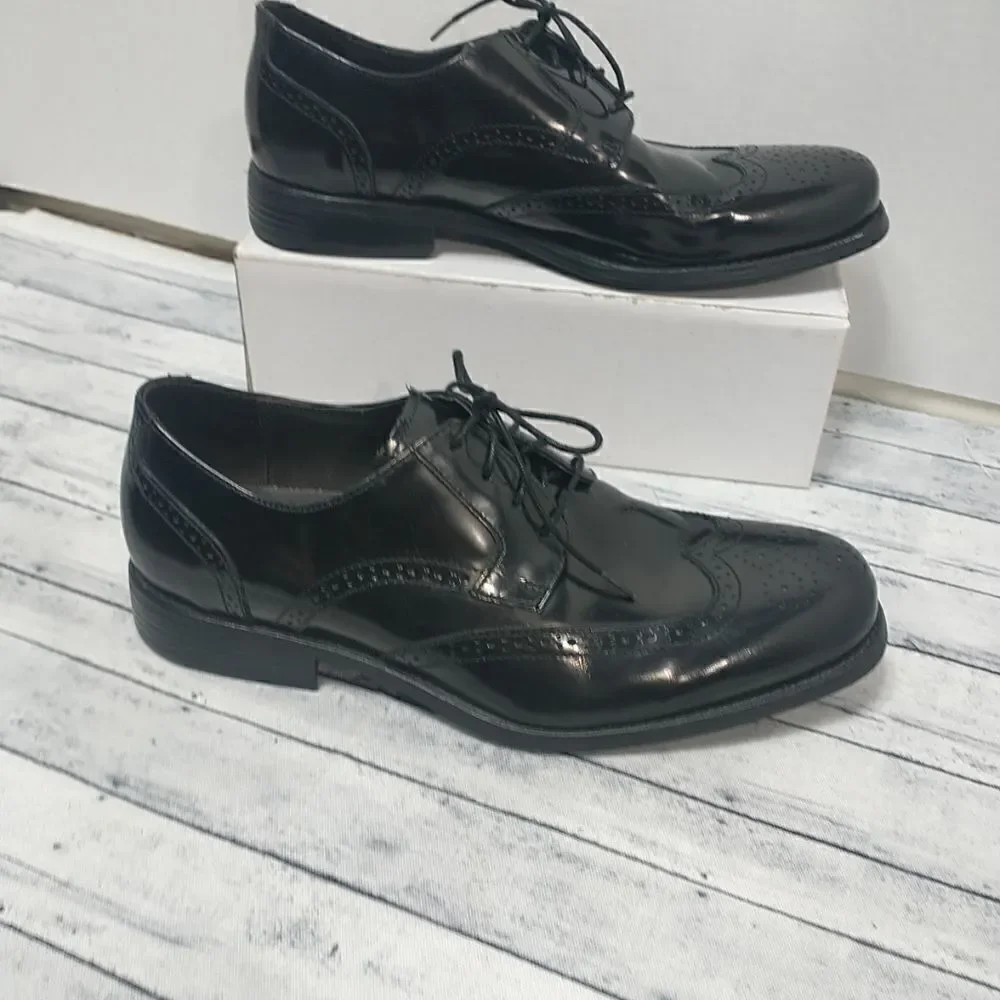 Johnston & Murphy Black Dress Shoes Men’s Size 9.5M
